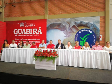GUABIRÁ, PRIMER INGENIO AZUCARERO BOLIVIANO CON CERTIFICACIÓN INTERNACIONAL “BONSUCRO”